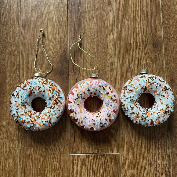 Indigo donut ornaments (set of 3) - Picture 1 of 5